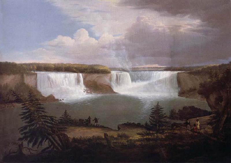 Alvan Fisher A General View of the  Falls of Niagara oil painting image